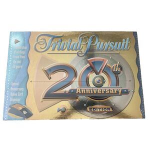 Hasbro Trivial Pursuit 20th Anniversary Edition Family Trivia Board Game Sealed